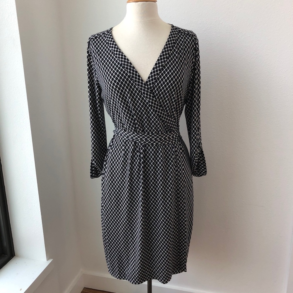 Calvin Klein wrap around dress